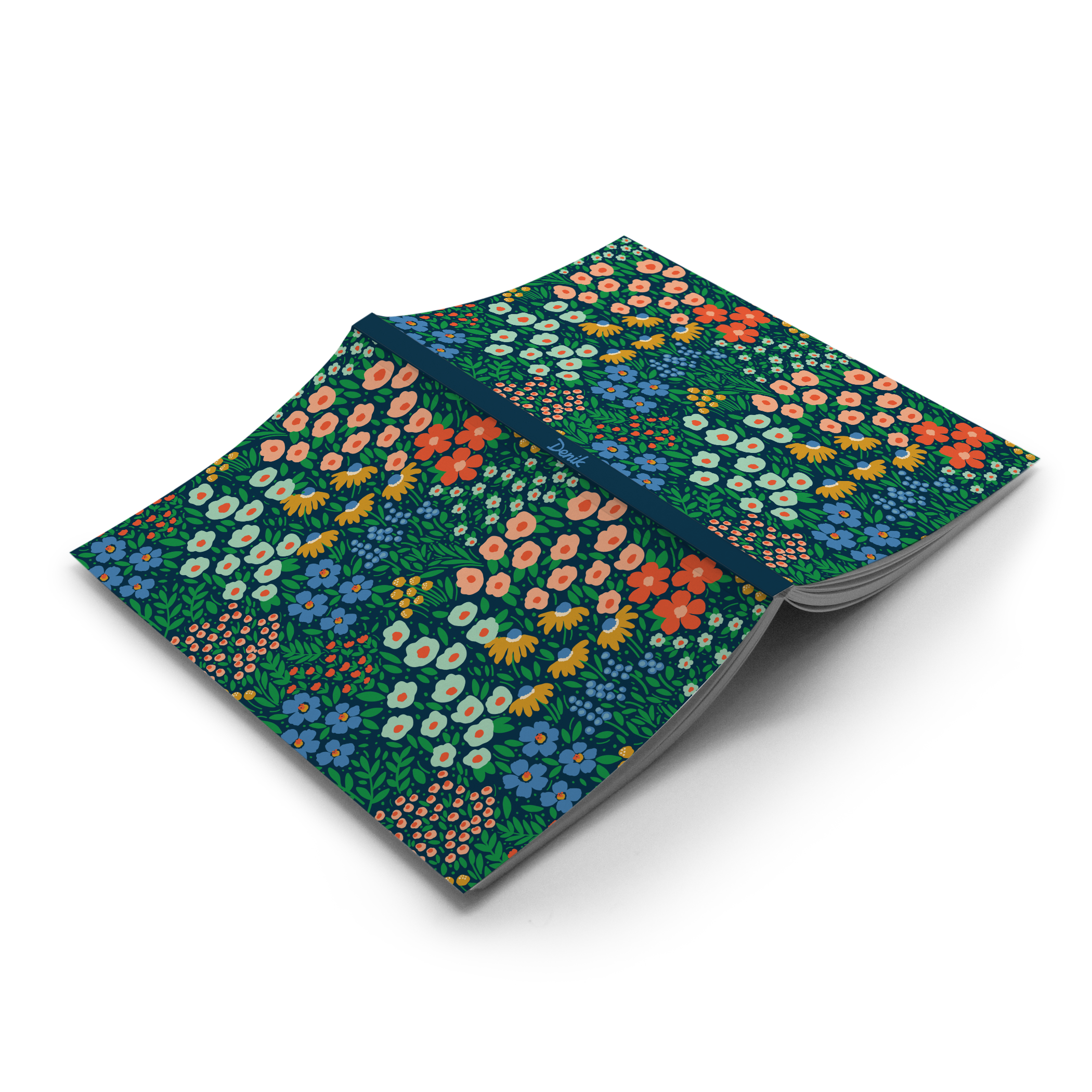 Navy Garden Classic Journal Notebook