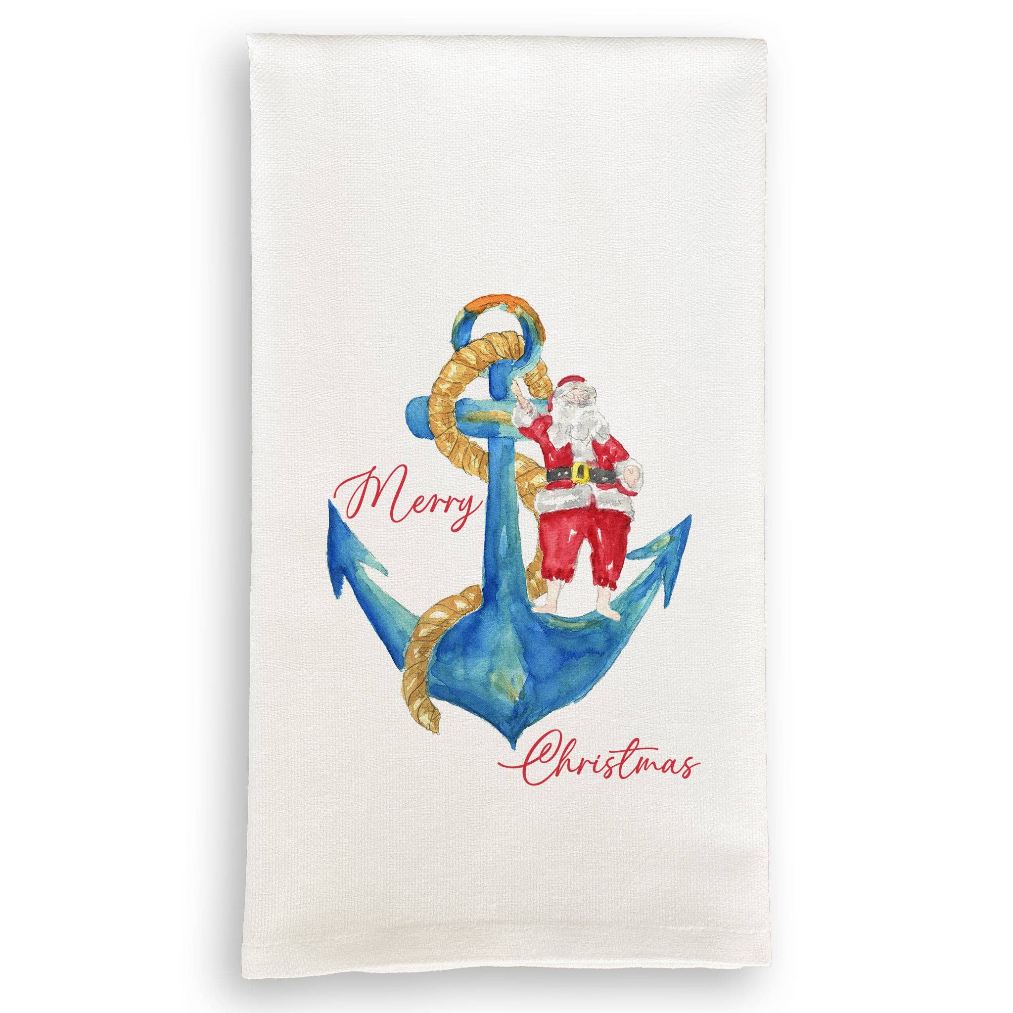 Anchor Santa Dishtowel