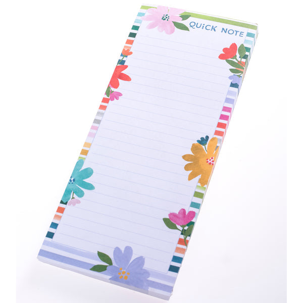 Flower Power Magnetic Notepad