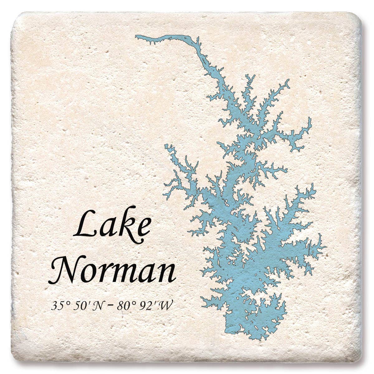 Lake Norman Outline Coaster