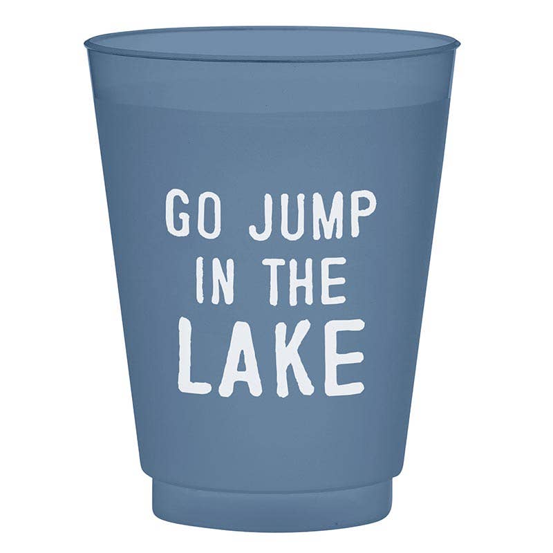 Go Jump in the Lake Frost Cups