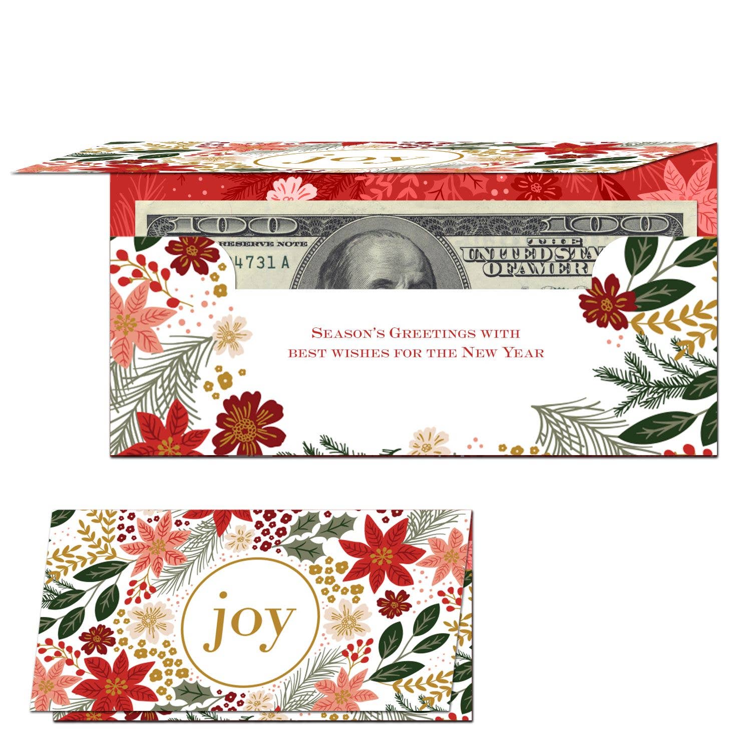 Floral Joy Money Card