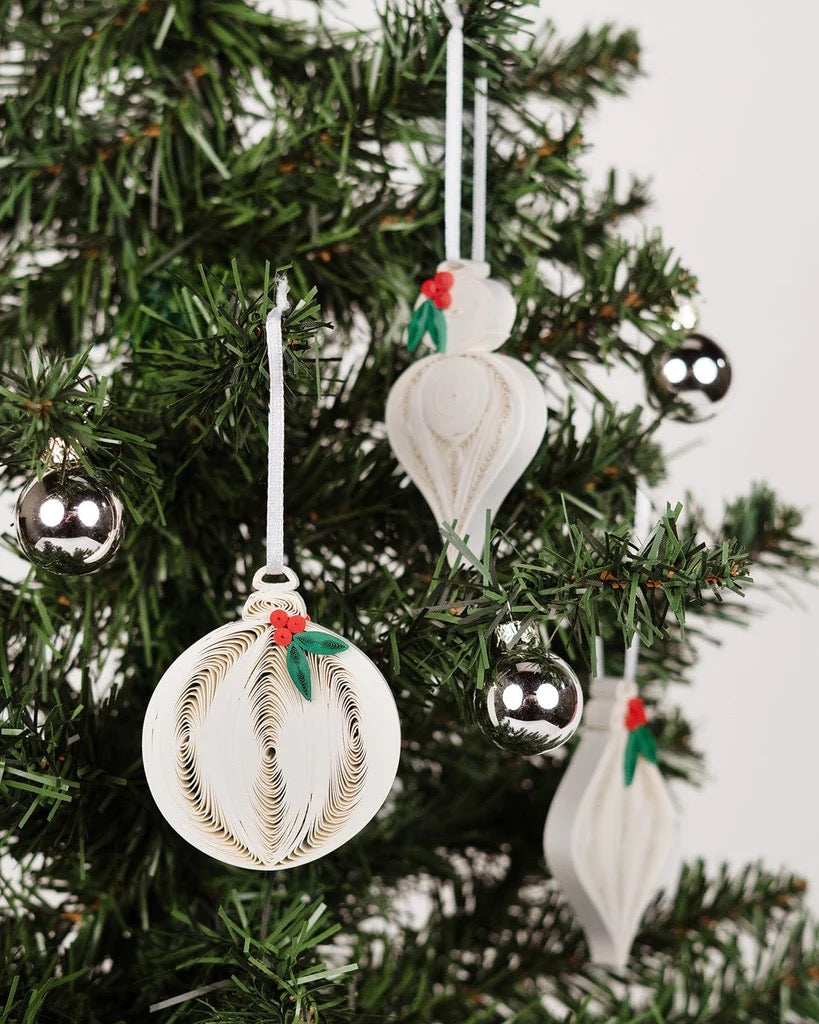 Quilled Christmas Ornaments Box Set