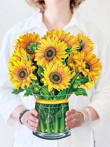 FreshCut Sunflowers Pop-Up Greeting Card