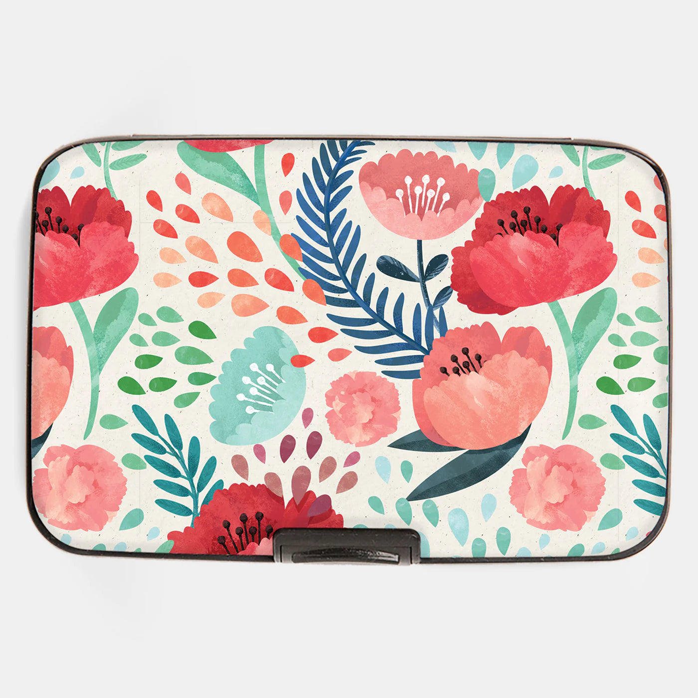 Painted Poppies RFID Armored Wallet