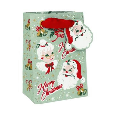 Mr & Mrs Claus Gift Bag & Tag