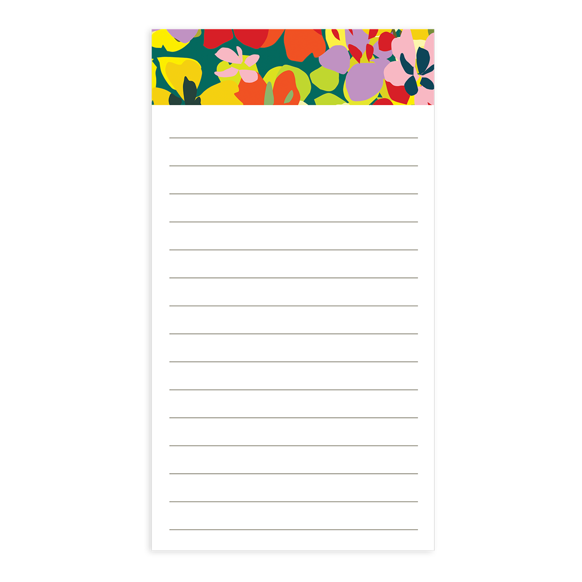 Bold Blooms Large Pocket Notepad