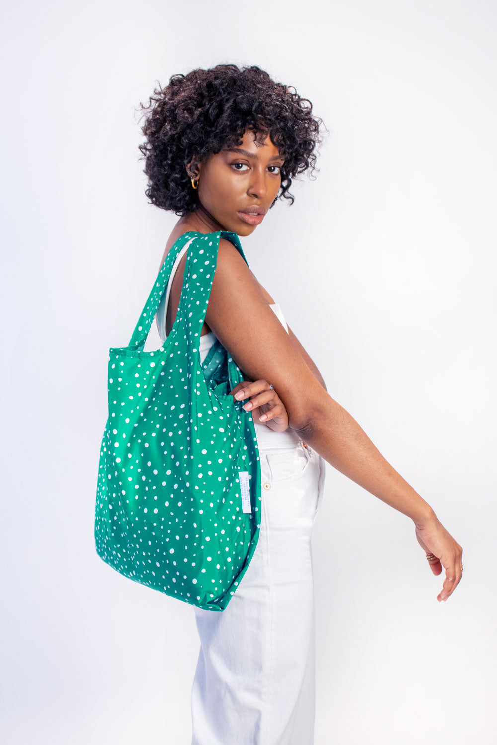 Polka Dots Medium Reusable Bag