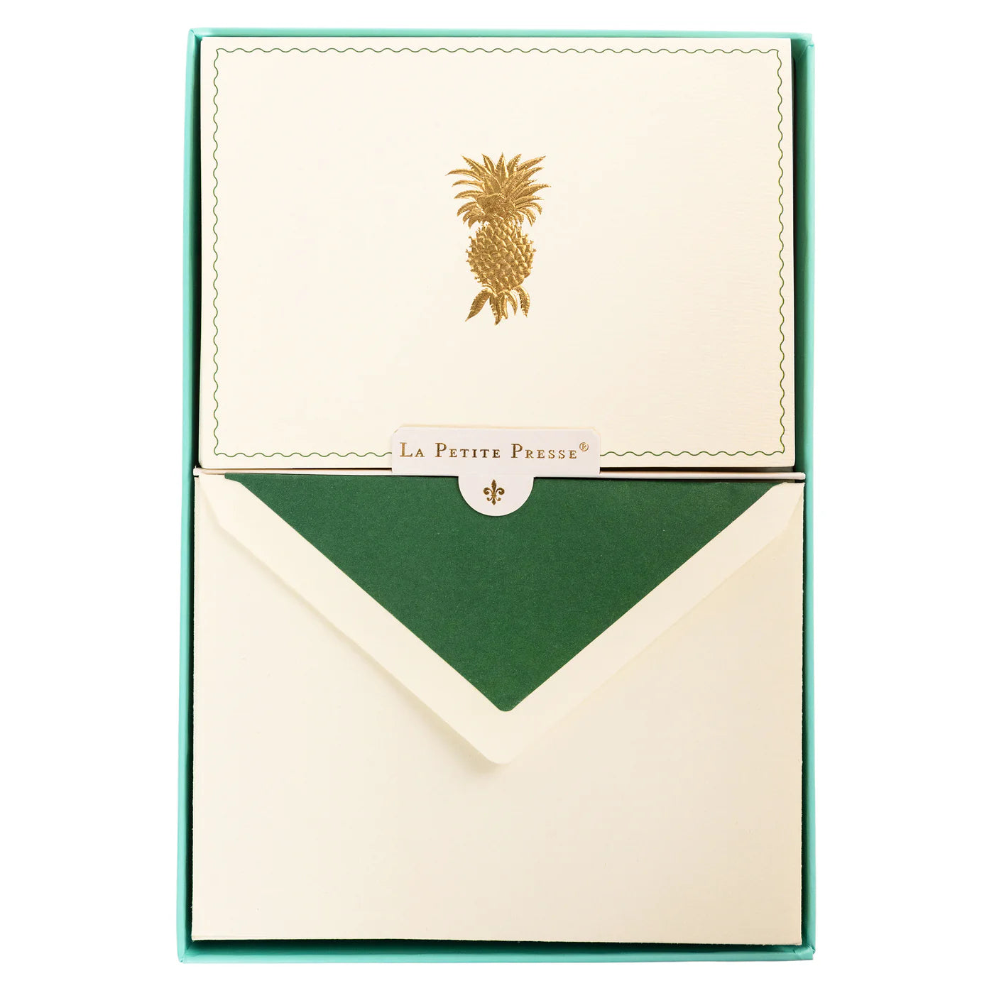 Pineapple La Petite Presse Luxe Boxed Cards