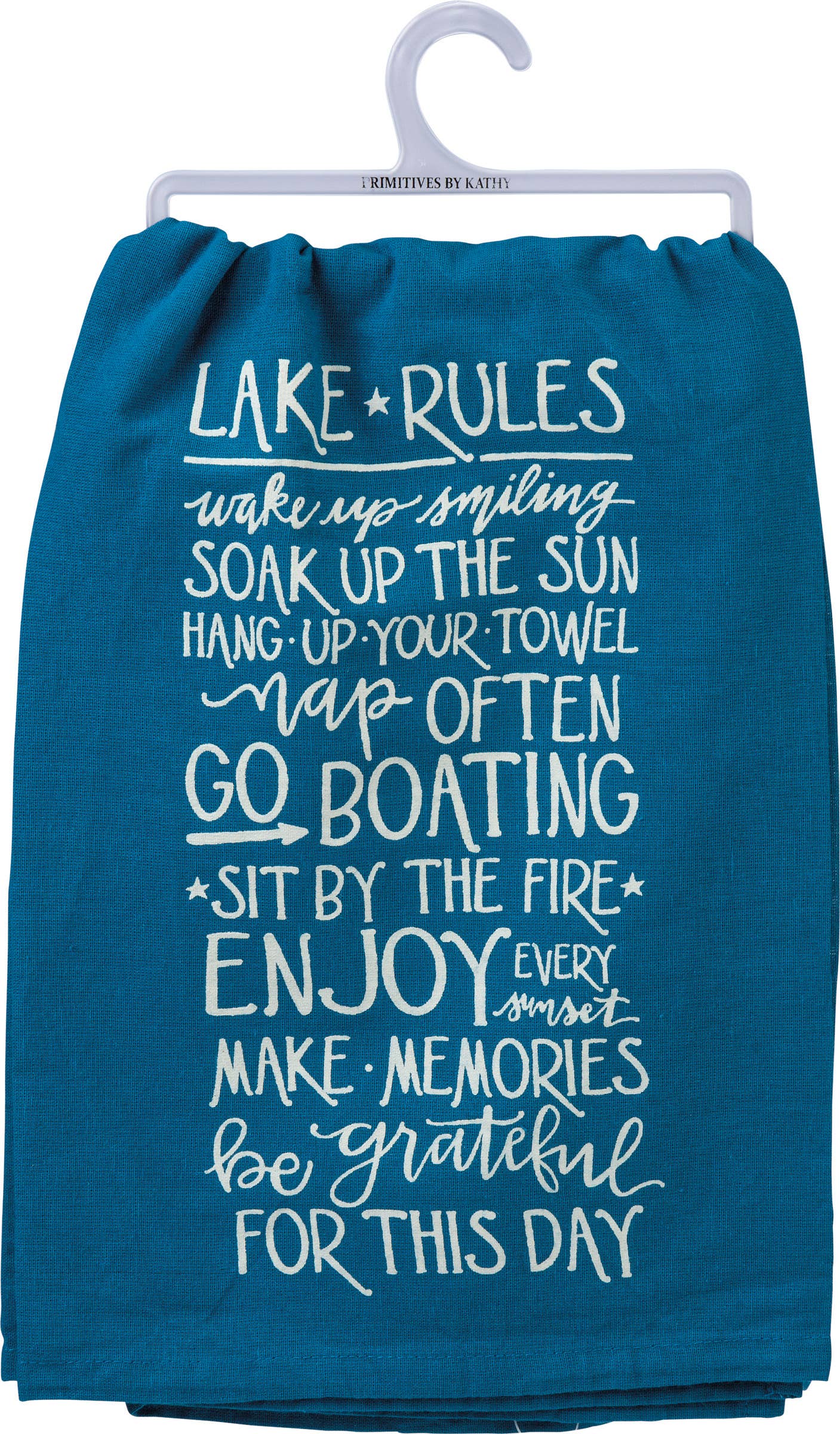 Lake Rules Kitchen Towel