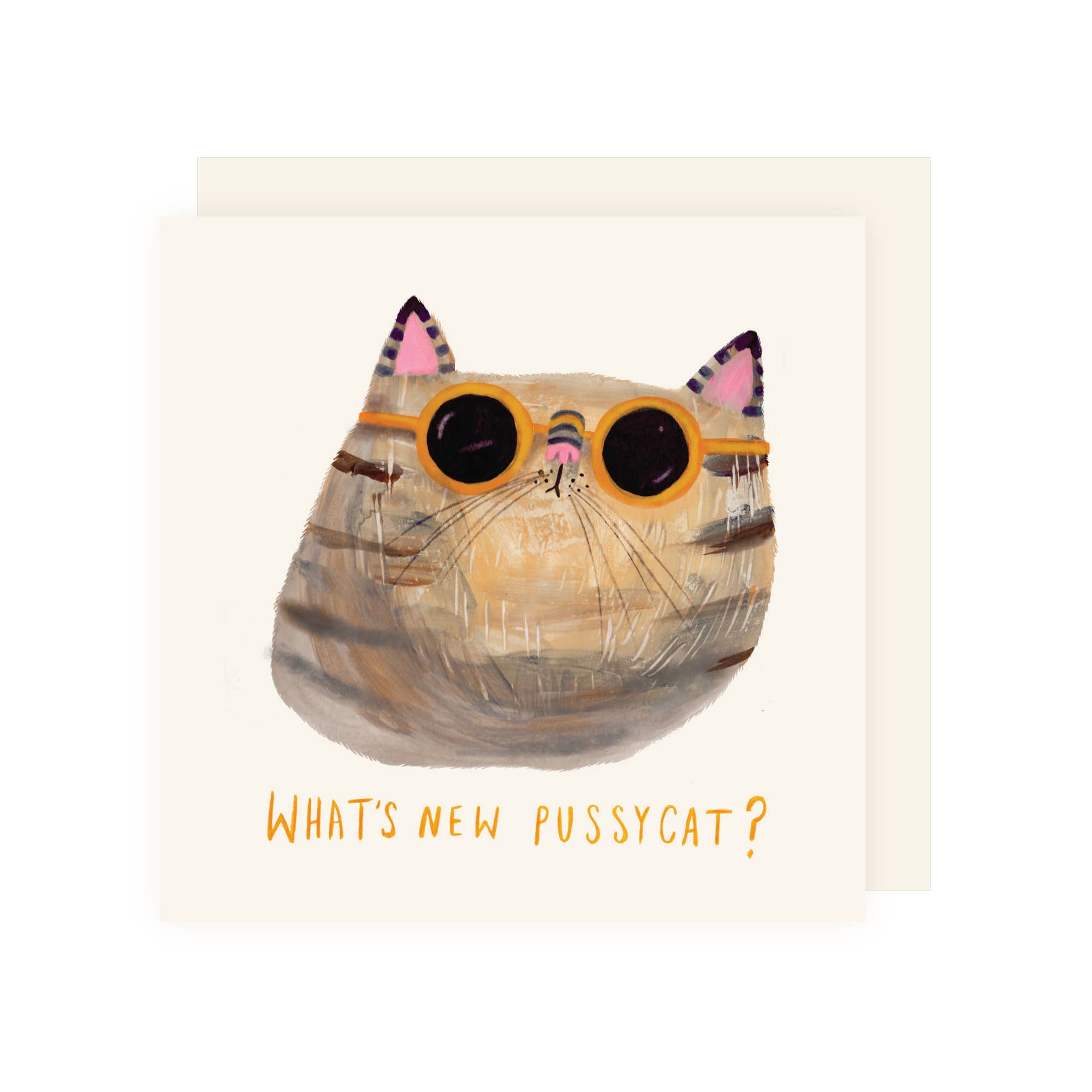 What's New Pussycat Greeting Card