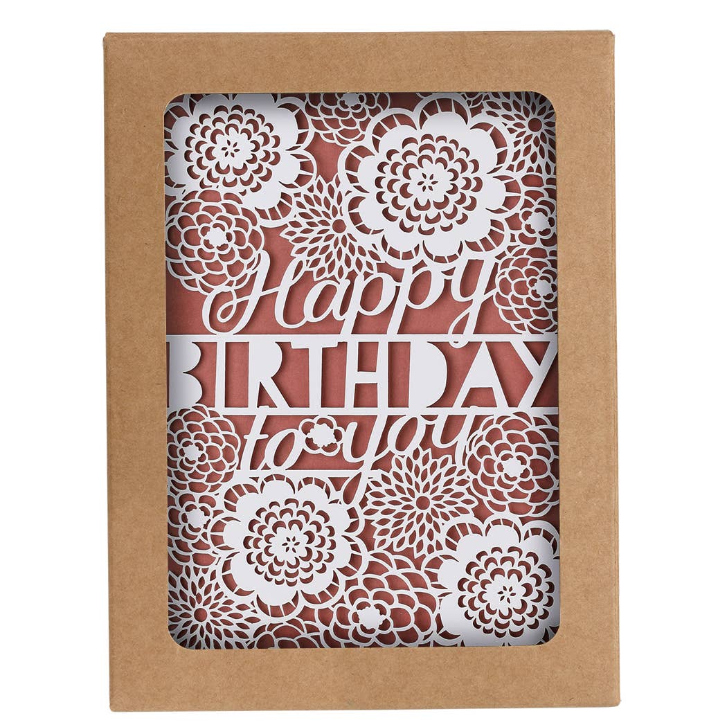 Laser Birthday Greeting Card Assortment