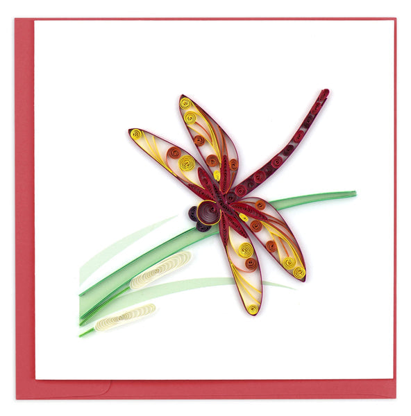 Quilled Dragonfly Greeting Card