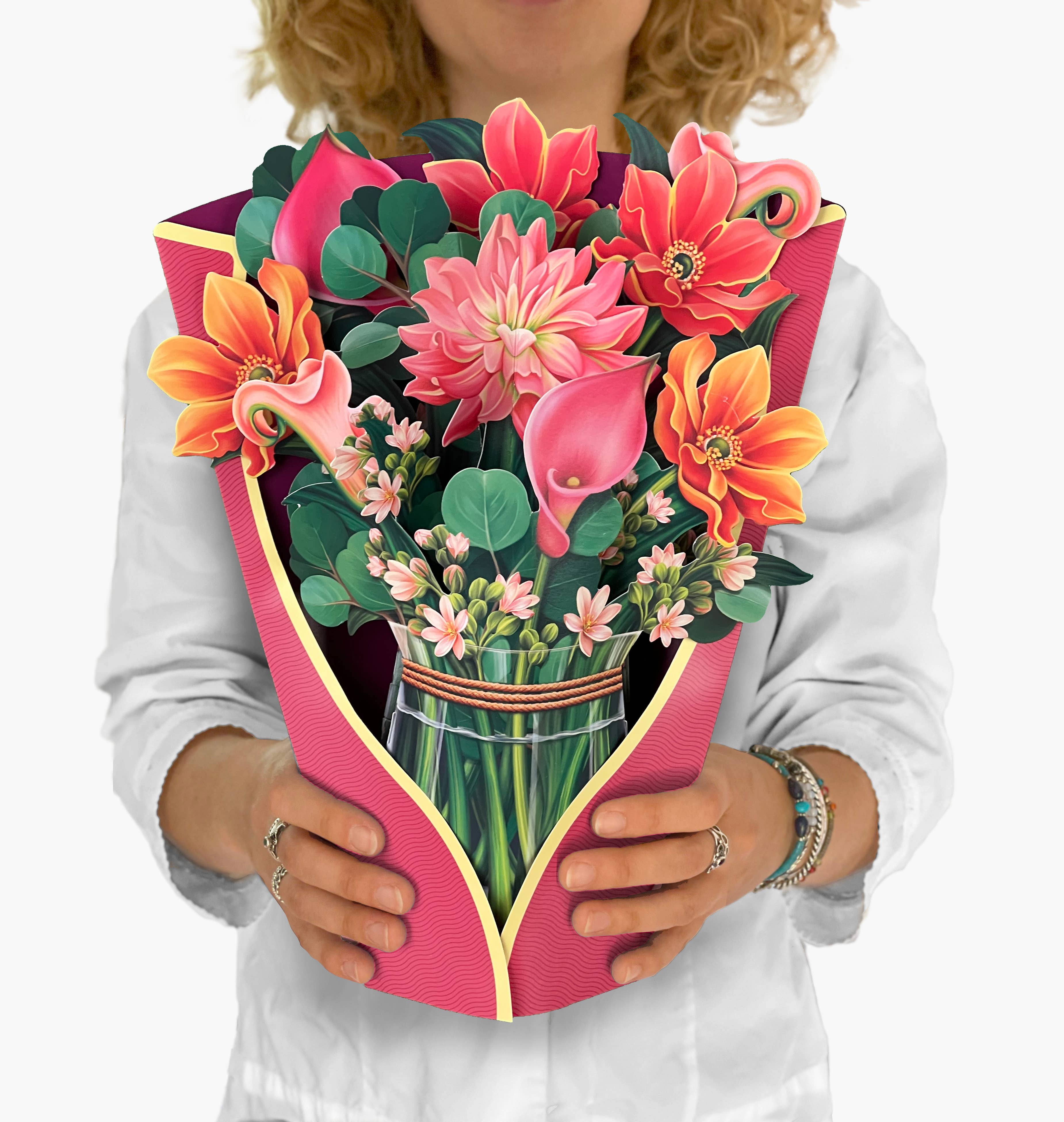 FreshCut Dear Dahlia Pop-Up Greeting Card