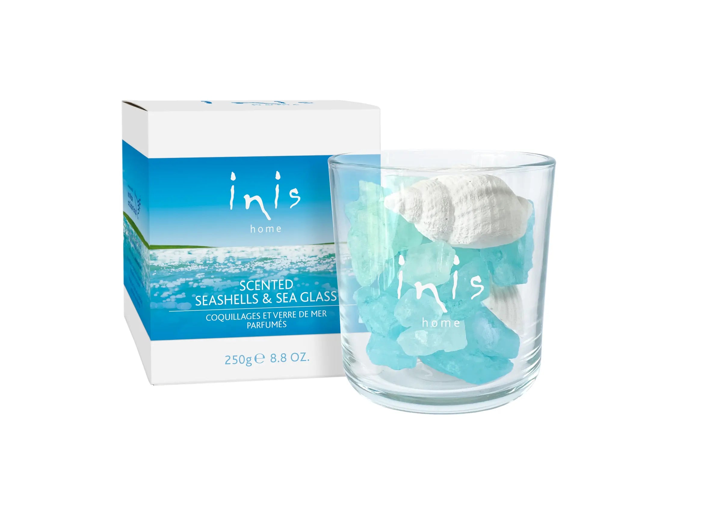 Inis Home Scented Seashells & Sea Glass