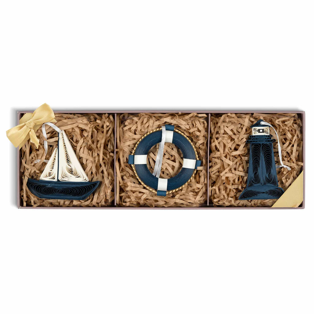 Quilled Nautical Ornaments Box Set