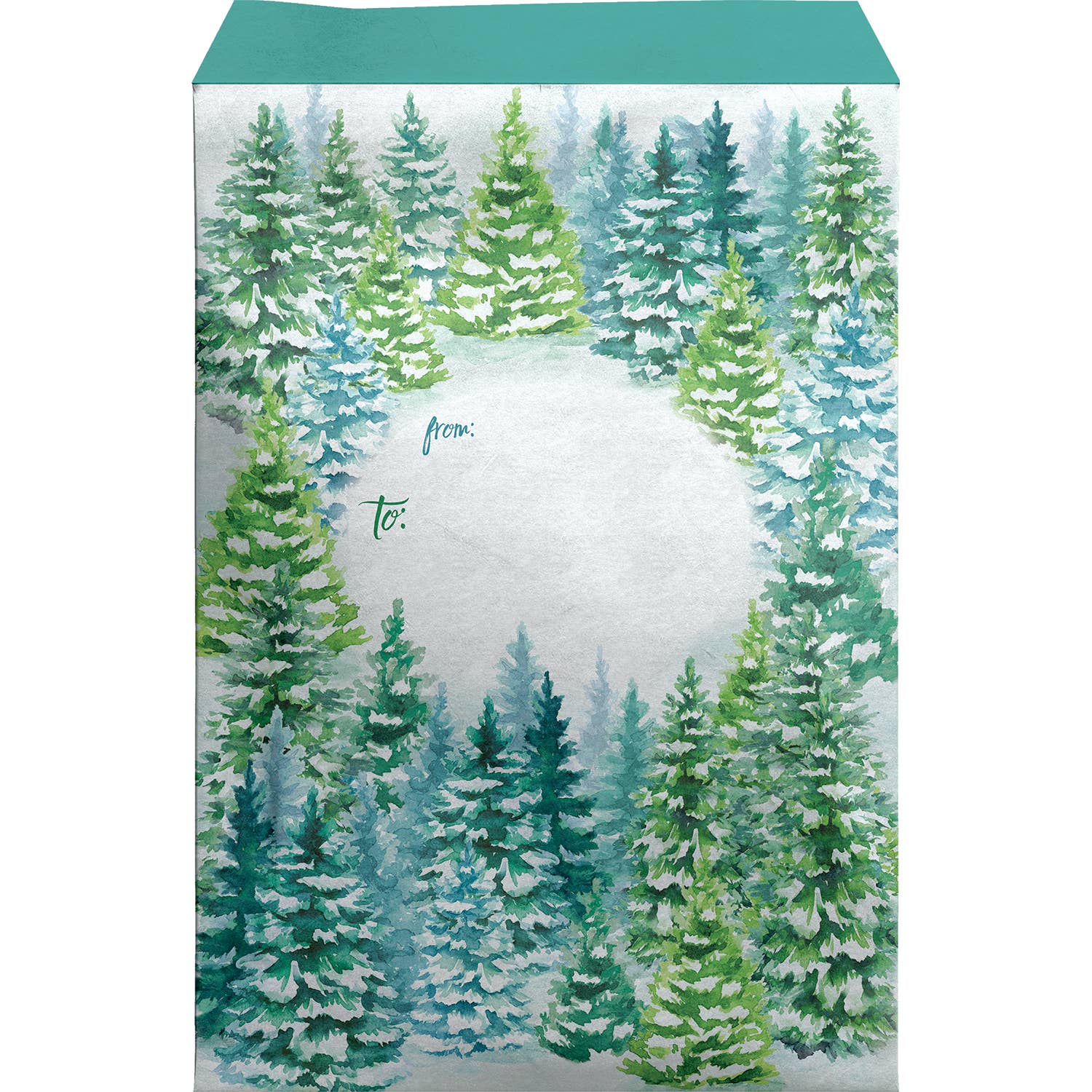 Snowy Trees Mailing Envelope - Small