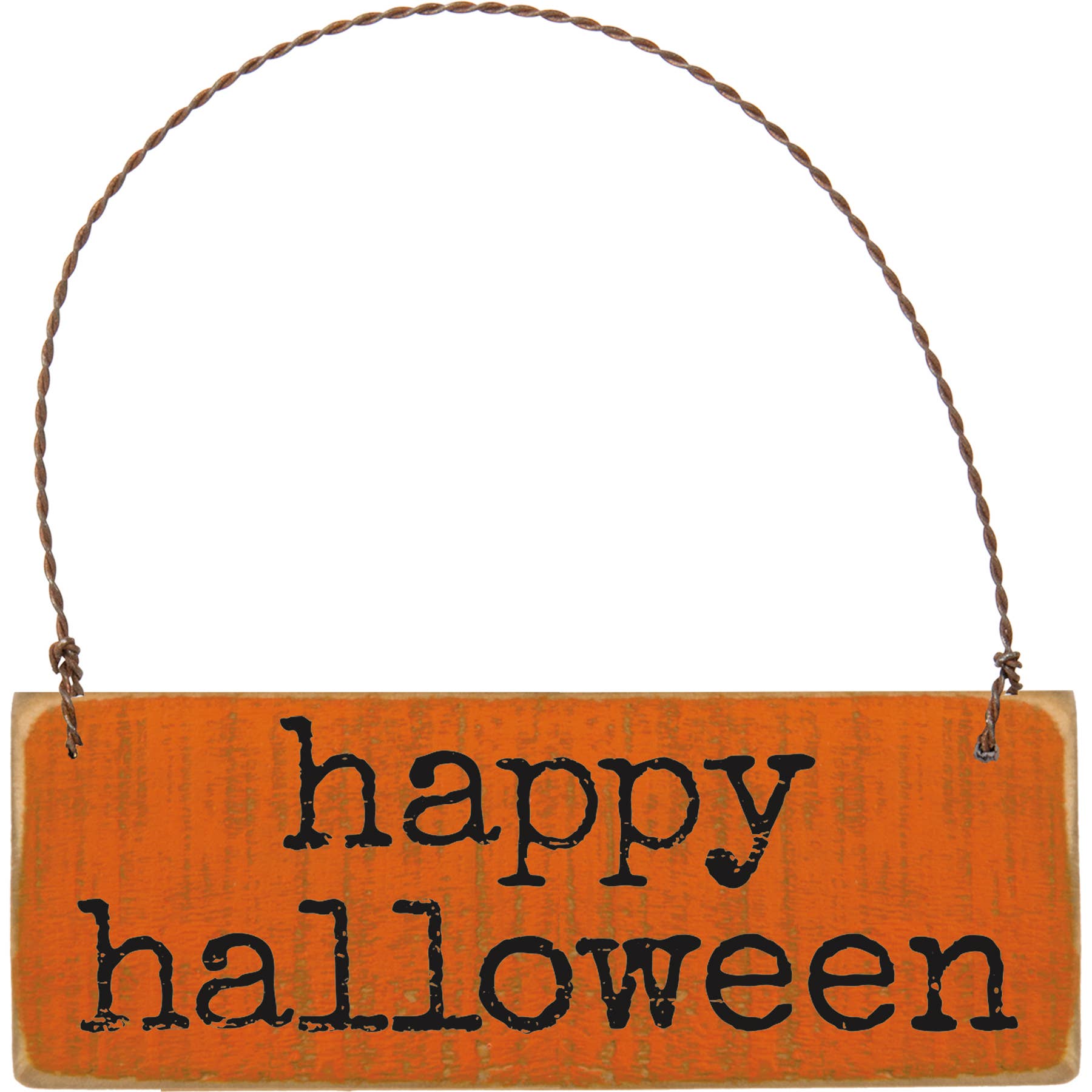 Happy Halloween Slat Ornament