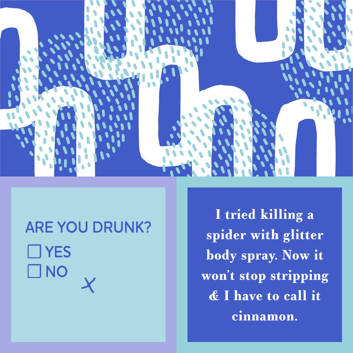 Drinks On Me Napkin: Are you Drunk/Cinnamon