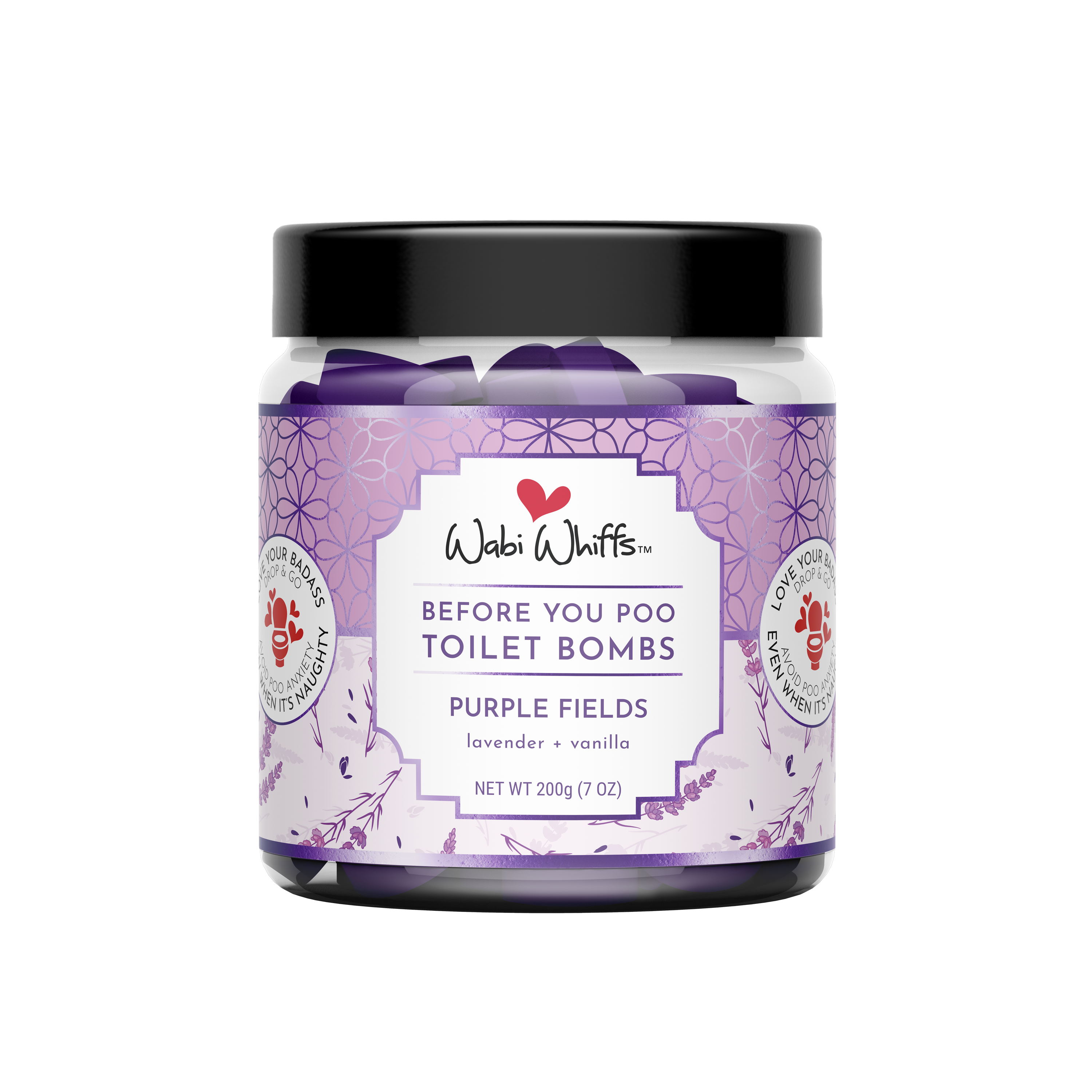 Purple Fields Fizzing Toilet Love Bombs - 60ct