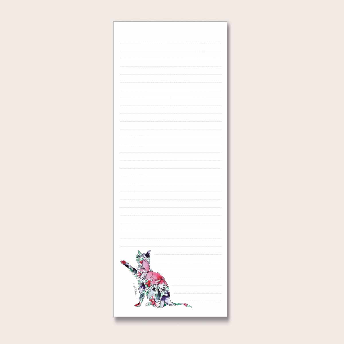 Cat Refrigerator Notepad