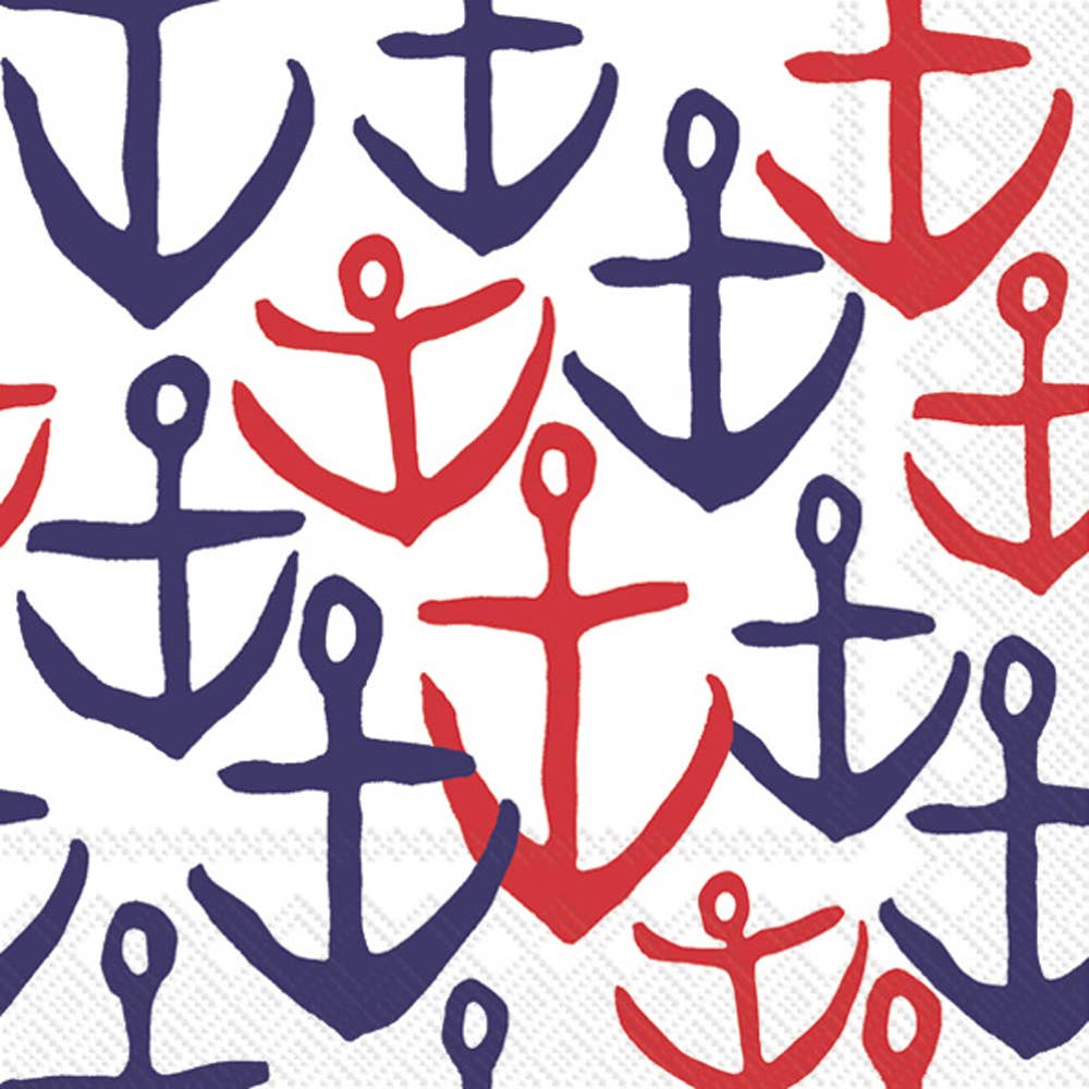 Paper Cocktail Napkins Pack of 20 Anchors