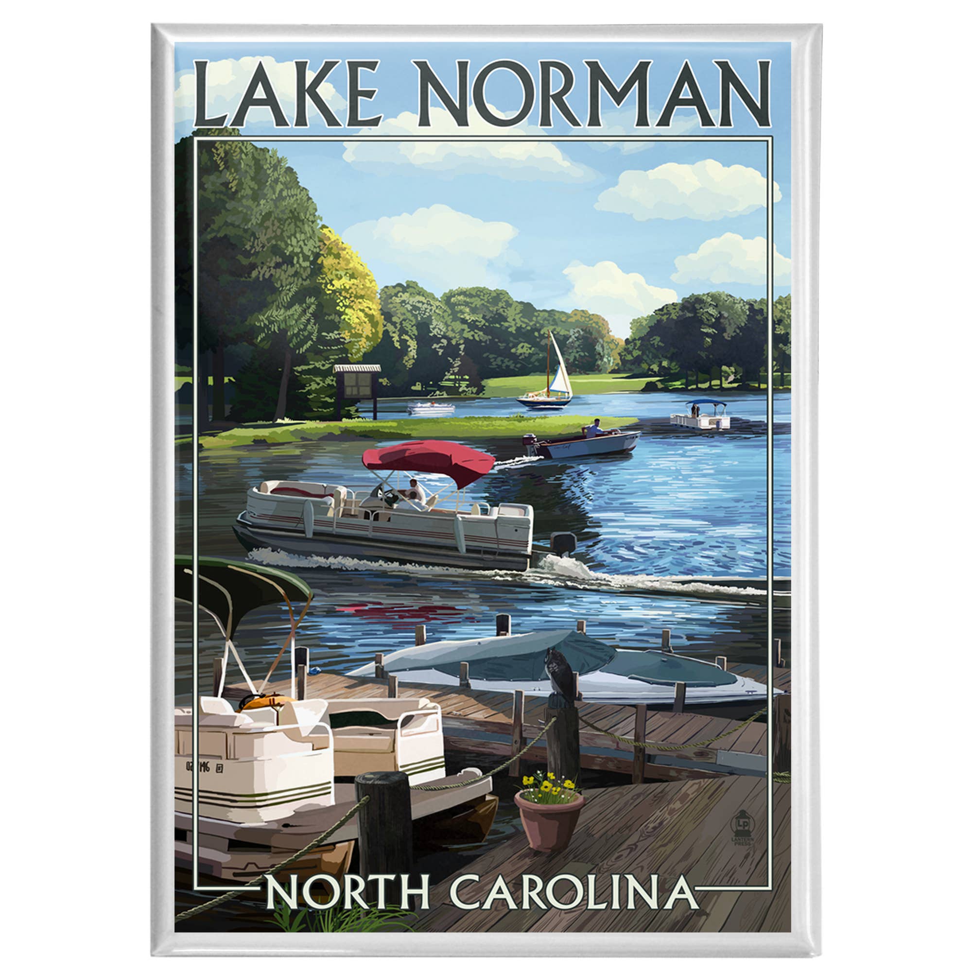 Lake Norman Pontoon Boats Magnet