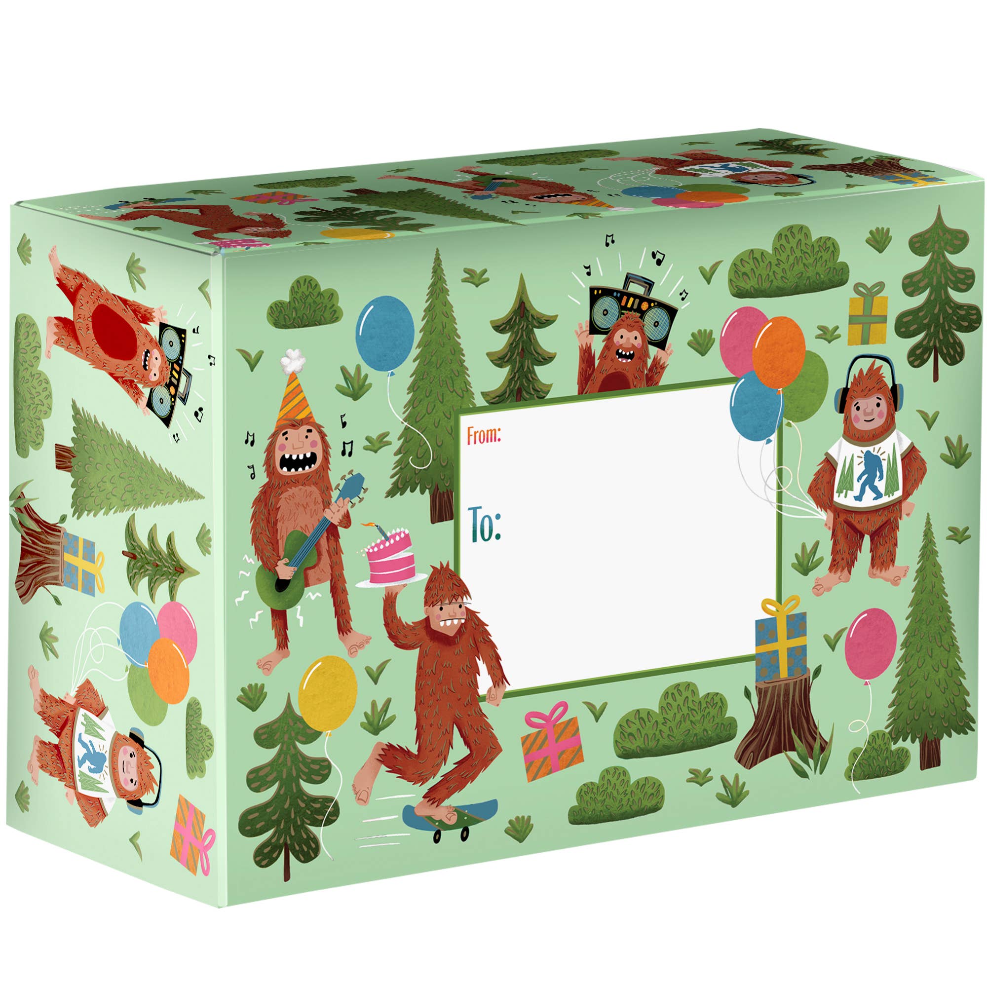 Bigfoot Party Mailing Box - Small