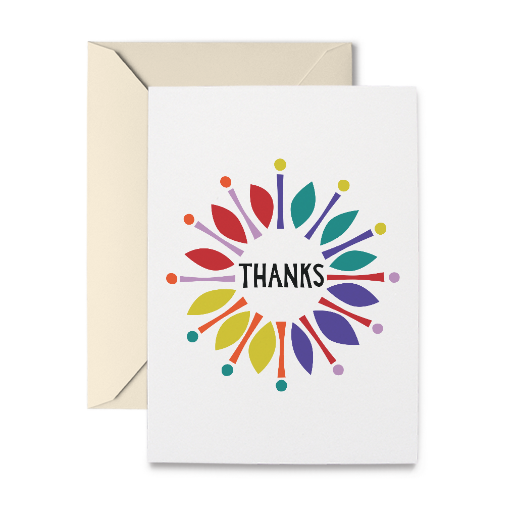 Mosaic Thank You Boxed Note Cards, Set of 10