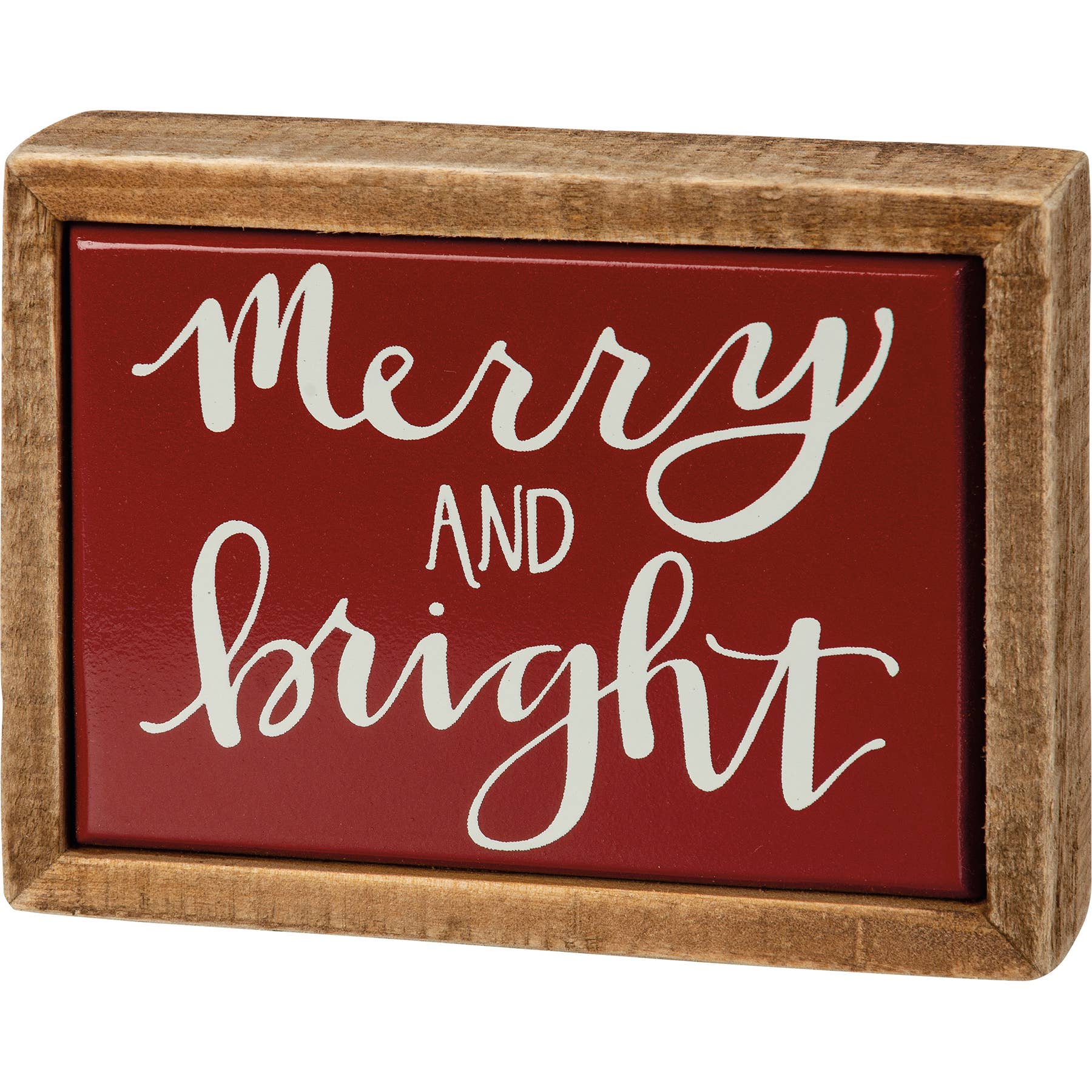 Box Sign Mini - Merry and Bright