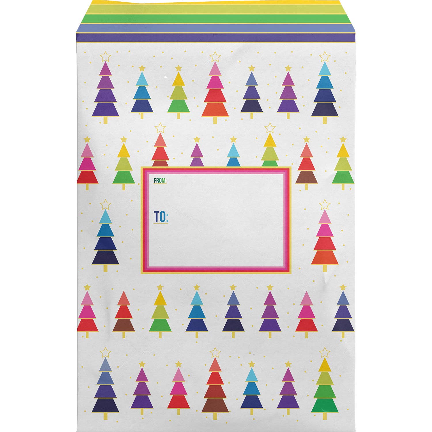 Rainbow Trees Mailing Envelope - Small