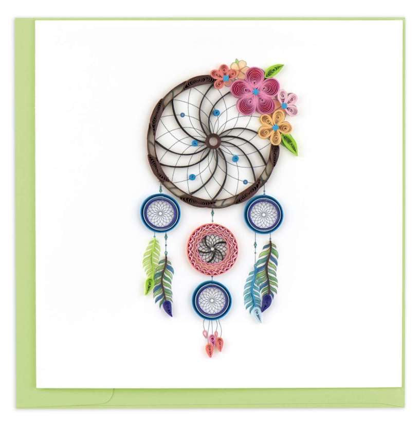 Quilled Dreamcatcher Greeting Card