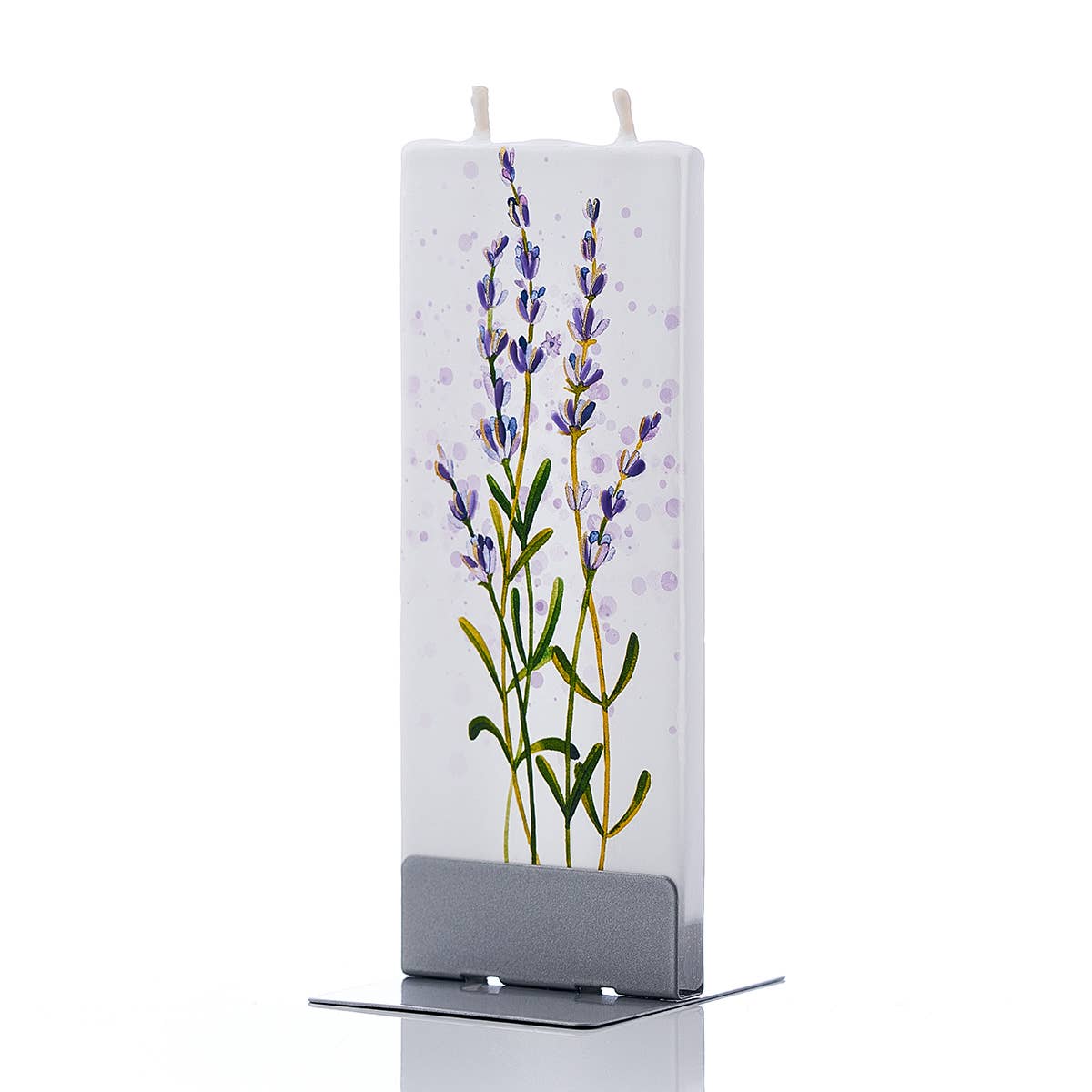 Flat Handmade Candle - Lavendar Sprigs