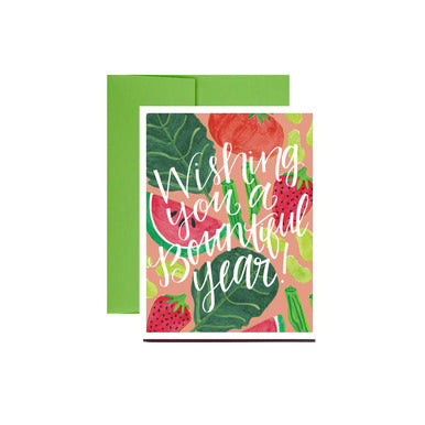 Bountiful Year Birthday Card