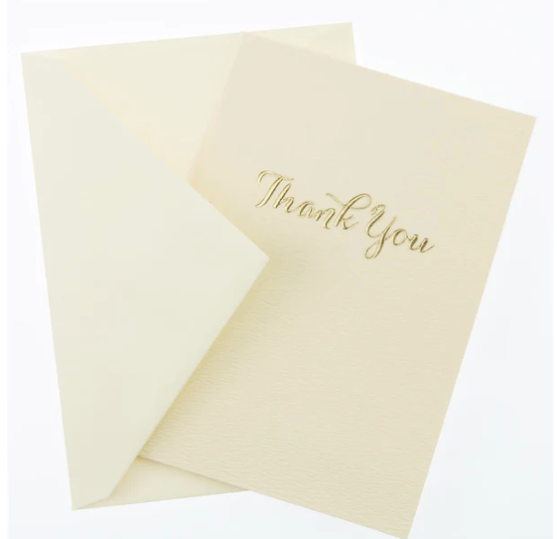 Thank You Script La Petite Presse Boxed Cards